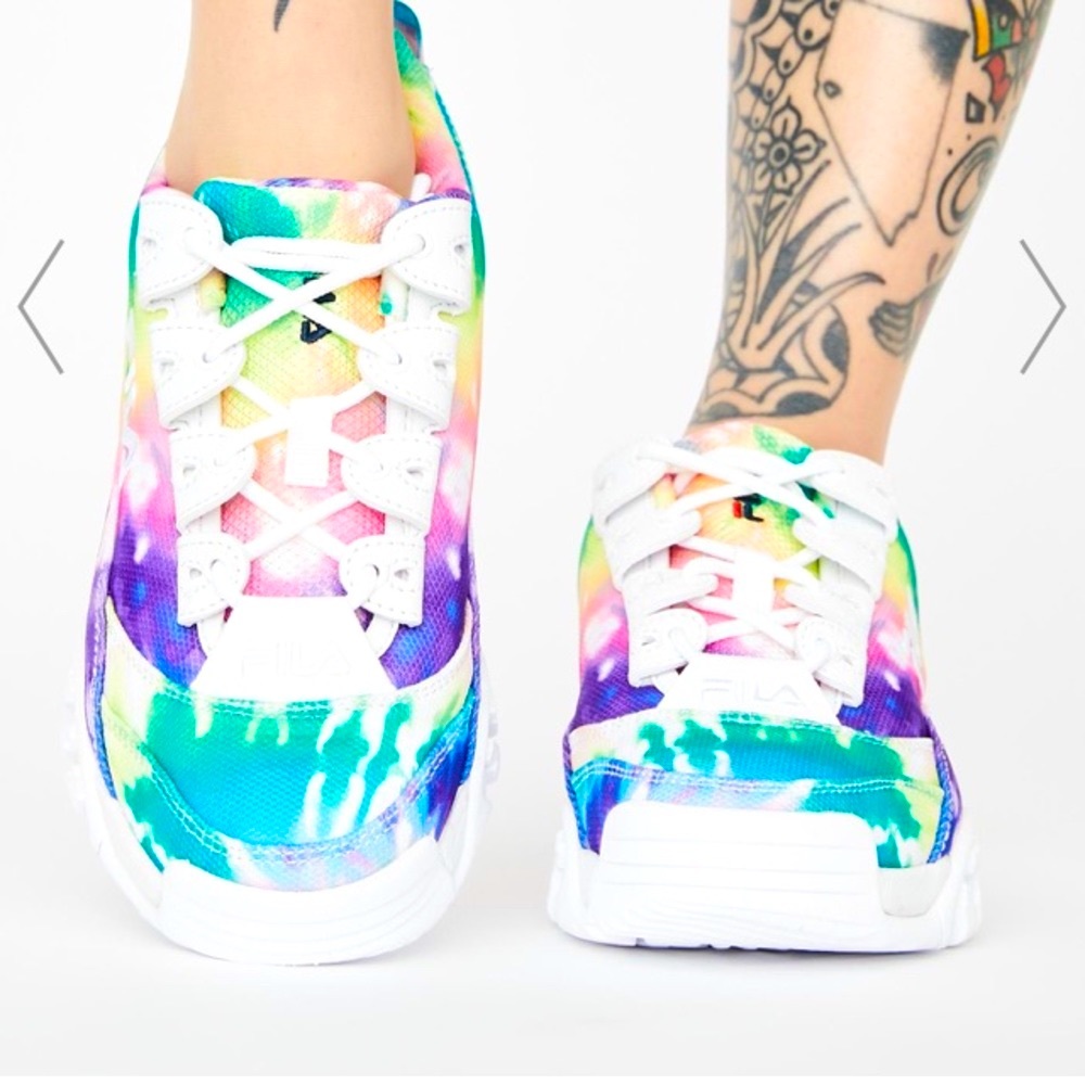 Fila Tie Dye Provenance x Fixture Sneakers BNIB - Picture 6 of 16